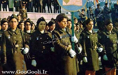 تصاویر بسیار جالب از سربازی رفتن دخترها قبل از انقلاب اسلامی !
