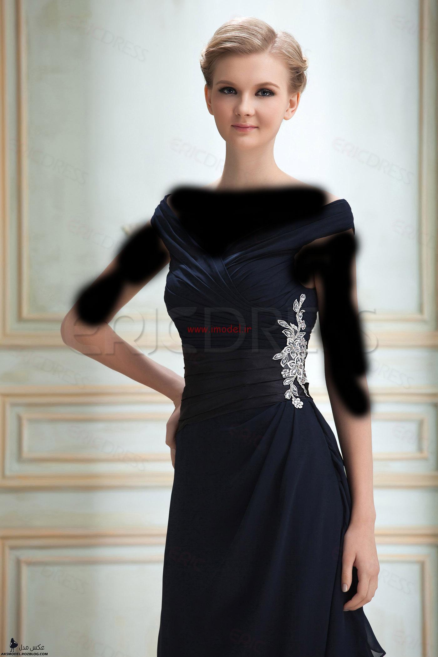 مدل جدید لباس مجلسی مشکی ۲۰۱۴