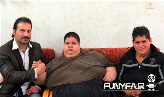 چاق ترین پسر ایرانی میخواهد لاغر بشود؟ / عکس