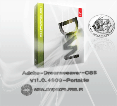 Adobe Dreamweaver CS5 Portable - نرم افزار طراحی وب دریم ویور سی اس 5 پرتابل