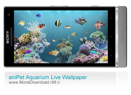 لایو والپیپر آکواریوم اندروید aniPet Aquarium Live Wallpaper