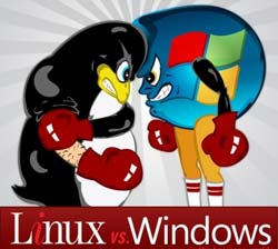 لینوکس در مقابل با ویندوز