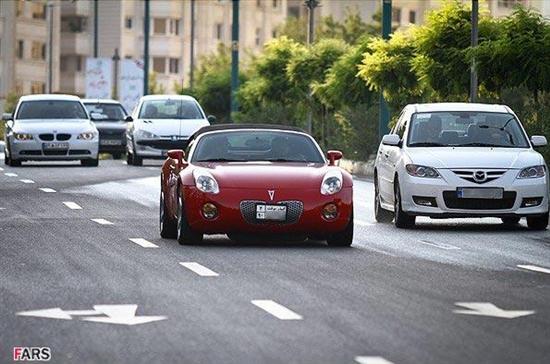 عکس ماشین های آنچنانی در خیابان های تهران