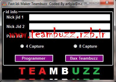 آیدی میکر جدید-Fast Idi Maker Teambuzz