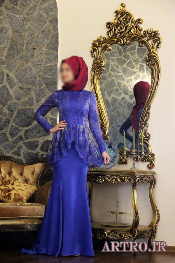 مدل لباس مجلسی پوشیده 2018