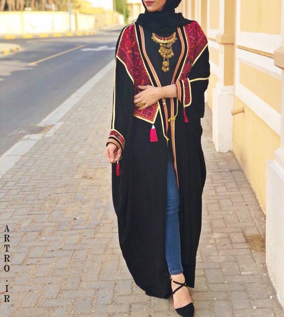 مدل مانتو عربی کویتی