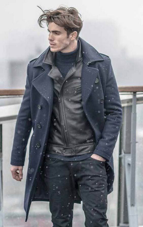  مدل لباس زمستانی مردانه پالتو 5