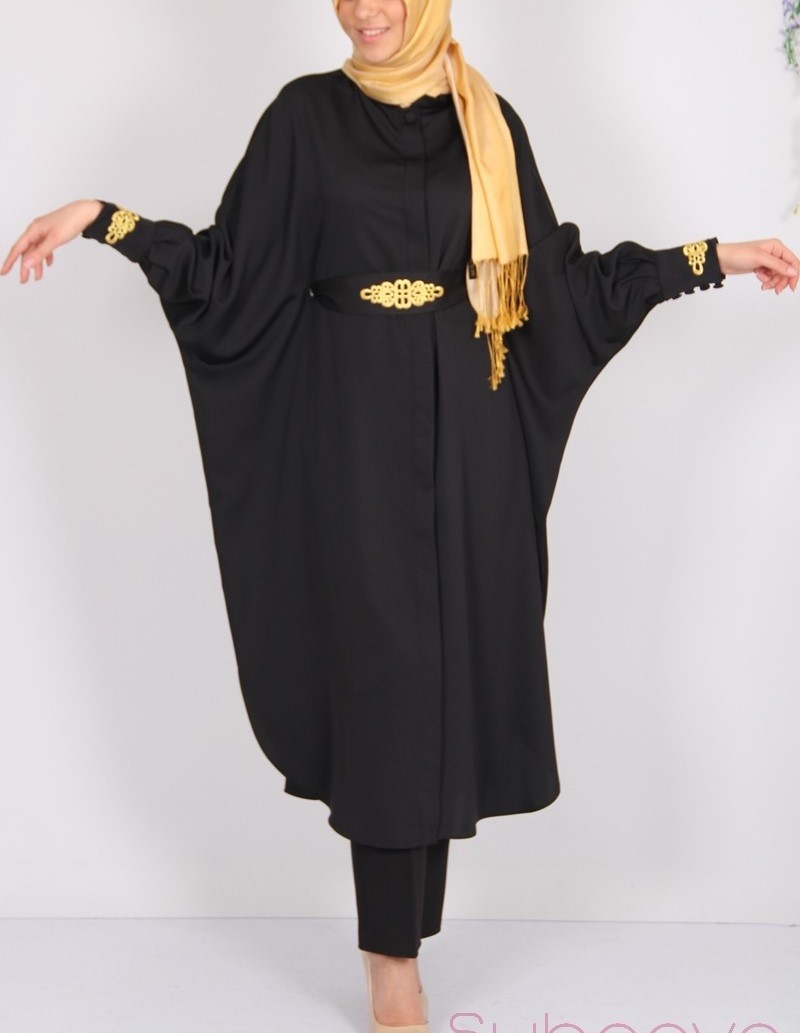 مدل مانتو عبایی اماراتی 