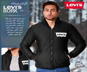 خرید پستی کاپشن مردانه Levis طرح Bork