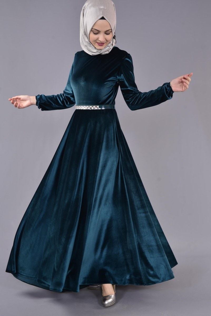  مدل لباس مجلسی مخمل اینستاگرام 