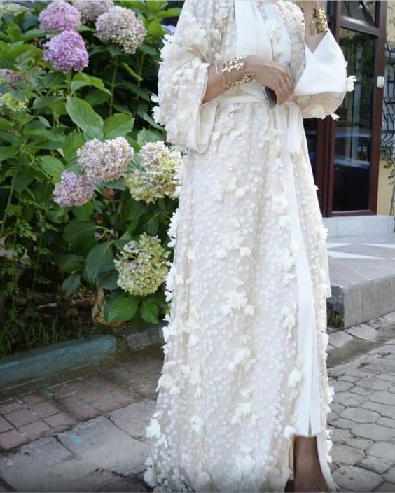 مدل مانتو عروس پوشیده شیک 2019