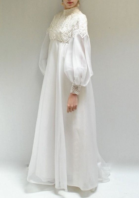  مدل لباس عروس آستین دار 
