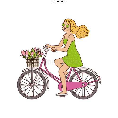 عکس پروفایل دوچرخه سواری دخترانه