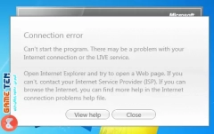آموزش رفع ارور connection error در Games for Windows Live