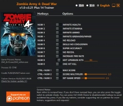 دانلود ترینر بازی Zombie Army 4: Dead War 