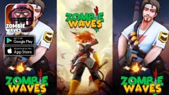 دانلود مود Zombie Waves 3.5.0 - بازی موج های زامبی اندروید