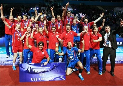 روسیه قهرمان لیگ‌ جهانی والیبال شد