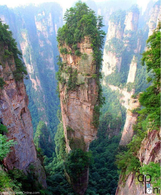 کوه های  تیانزی چین