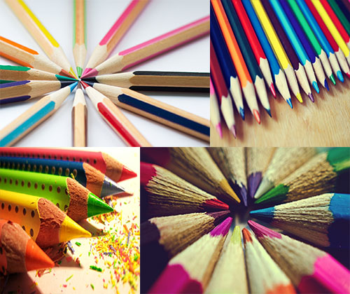والپرهای جدید و فوق العاده زیبا از مداد رنگی ها