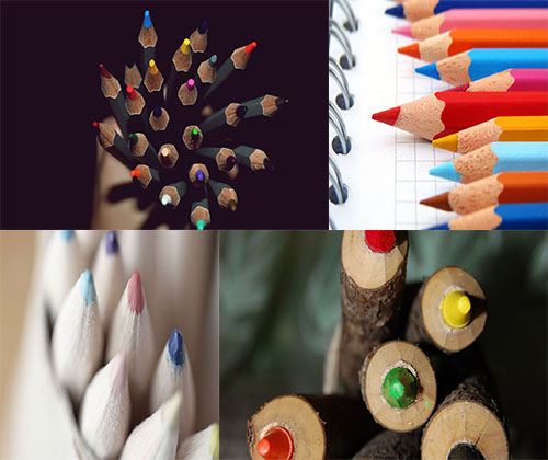 سری دو والپرهای بسیار زیبا از مداد رنگی ها