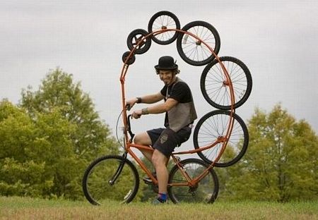 عکس های عجیب ترین دوچرخه های جهان
