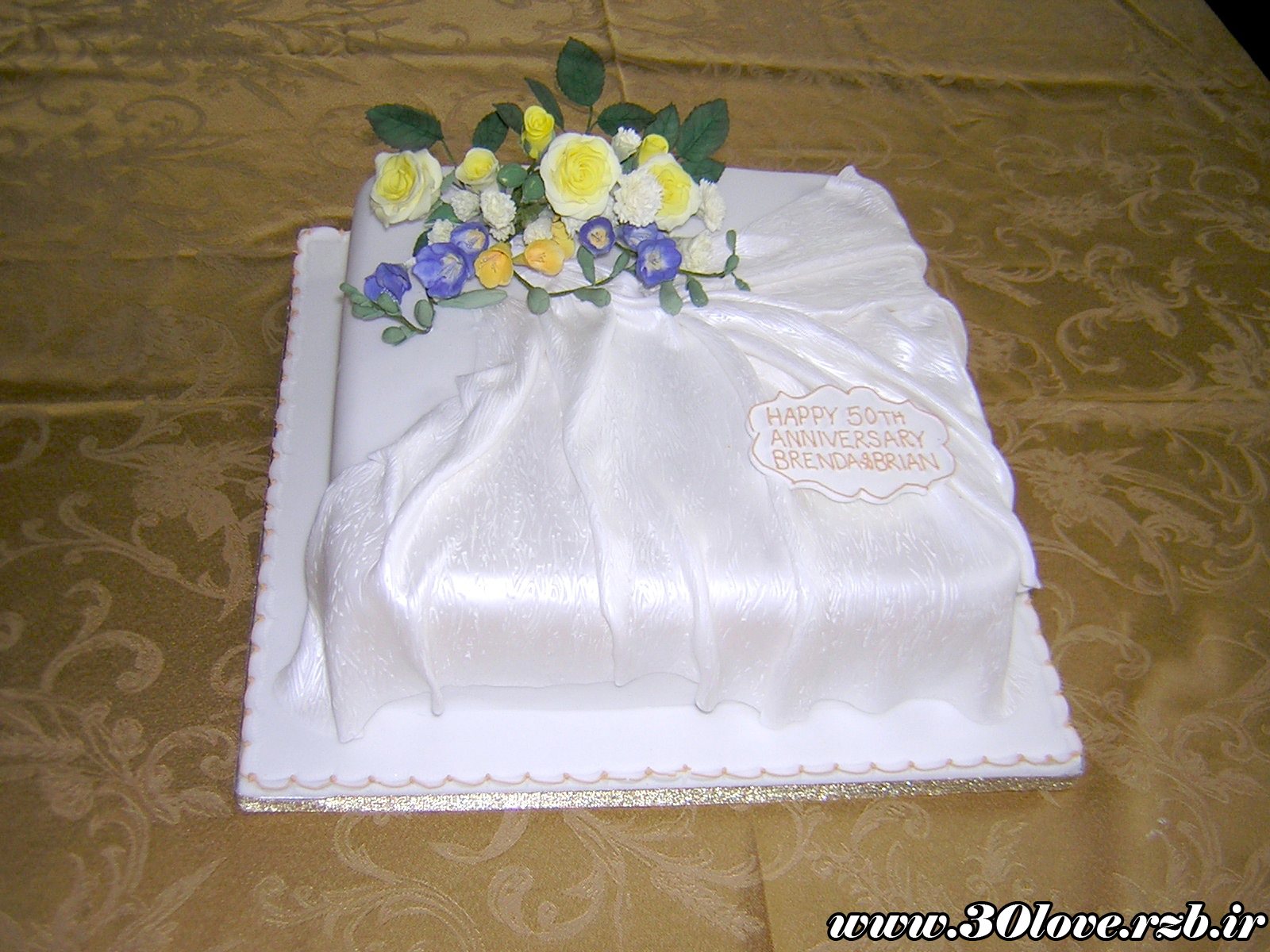تصاویر زیبای کیک سالگرد ازدواج