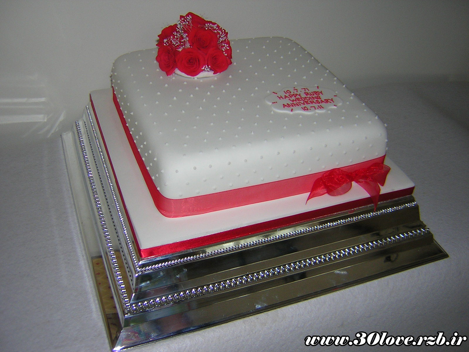 تصاویر زیبای کیک سالگرد ازدواج