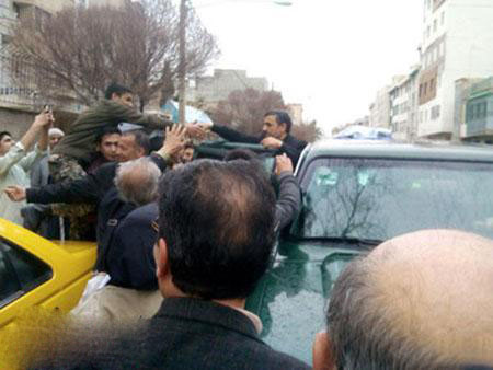 تصاویر محمود احمدی نژاد در راهپیمایی امروز