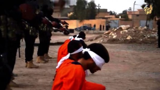 دانلود فیلم جدید داعش اعدام 9 نفر به اتهام جاسوسی+عکس