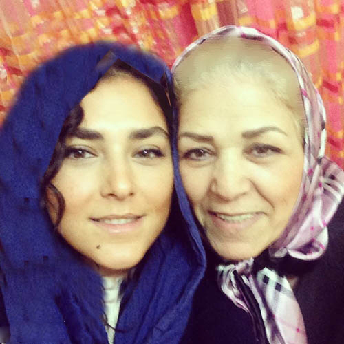هدی زین العابدین و مادرش+عکس