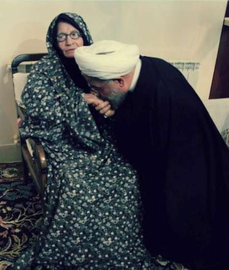 مراسم ختم مادر رئیس جمهور حسن روحانی + عکس و فیلم