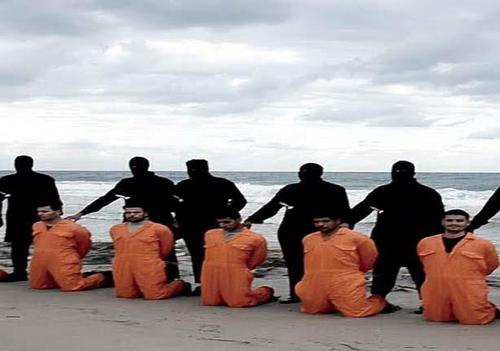 دانلود فیلم اعدام 21 شهروند مسیحی مصر توسط داعش لیبی