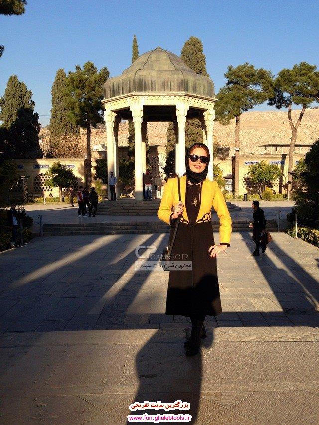عکس جدید الناز شاکردوست در حافظیه شیراز