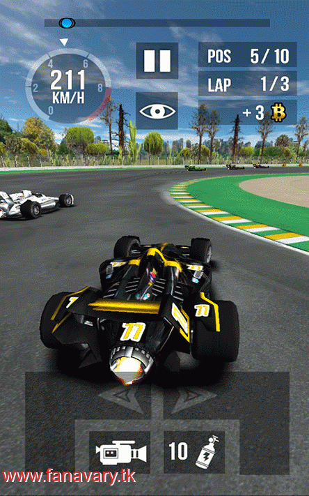 دانلود رایگان بازی ماشین فرمول یک Thumb Formula Racing　v1.0 با لینک مستقیم برای اندروید