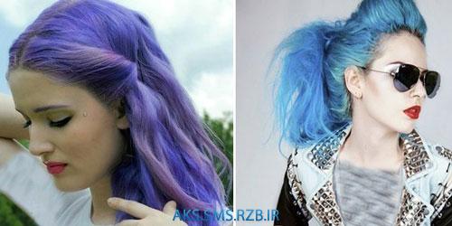 مدل رنگ مو جديد فانتزی دخترانه | wwwaks-sms.rzb.ir