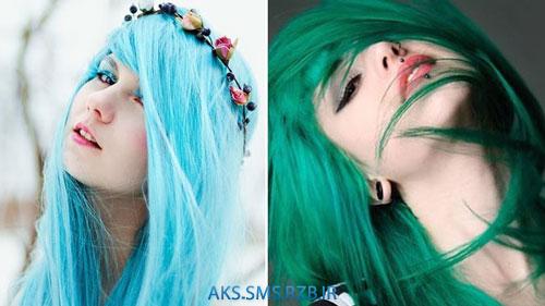 مدل رنگ مو جديد فانتزی دخترانه | wwwaks-sms.rzb.ir
