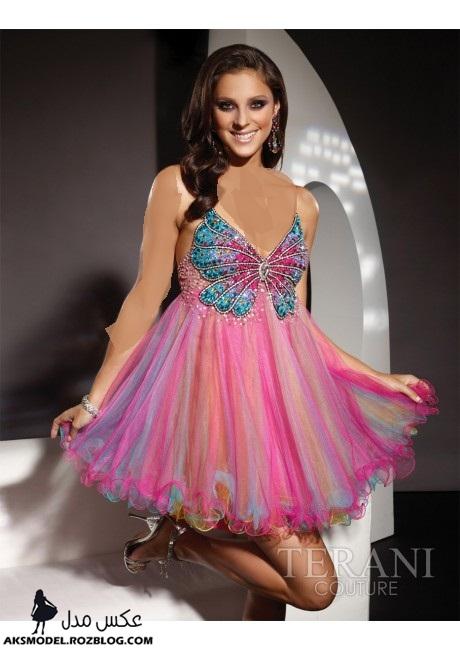 http://aksmodel.rozblog.com - مدل جدید لباس کوتاه مجلسی گیپور