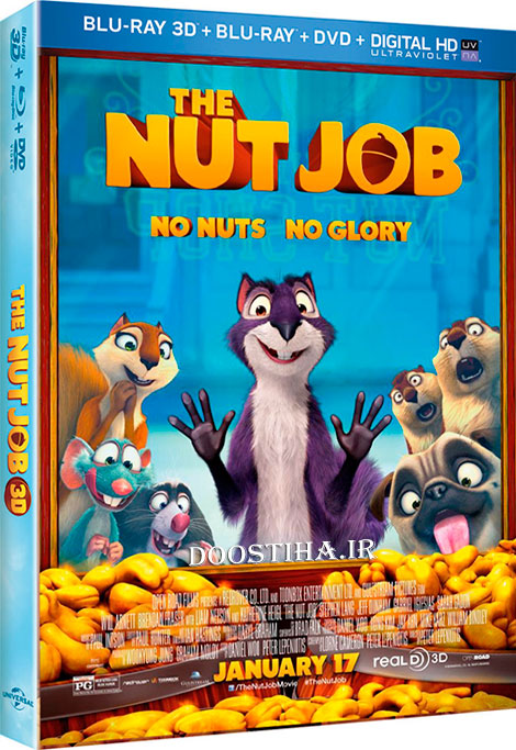 دانلود انیمیشن جدید و زیبای عملیات آجیل The Nut Job 2014