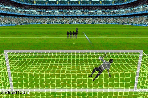 دانلود بازی فوتبال برای اندروید 2.2 وبالاتر بدون دیتا Iniesta VS Casillas　v1.4.0