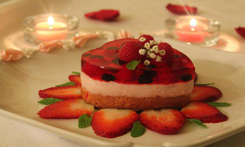 اموزش کیک تولد کیک رمانتیک کیک عاشقانه