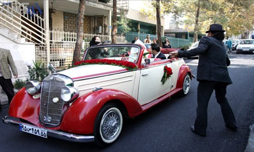 عکس مدل ماشین عروس قدیمی