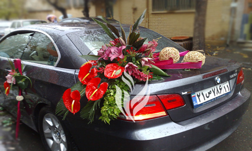 مدل گل ماشین عروس