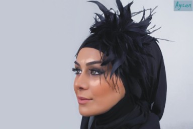 عکس های با حجاب مدل مشهور آذری 