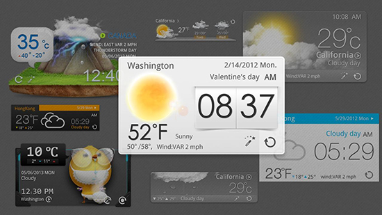 نرم افزاری زیبا برای پیش بینی وضع آب و هوا + دانلود