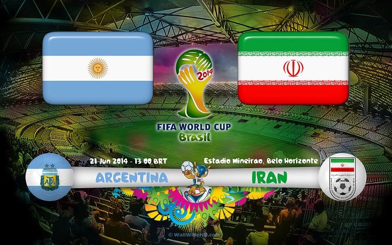 دانلود بازی کامل ، گلها و خلاصه ی بازی ایران 0 - 1 آرژانتین با کیفیت HD
