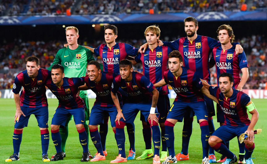 دانلود کلیپ 10 گل برتر بارسلونا در سال 2014