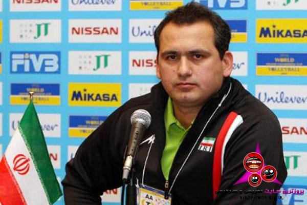 حسین معدنی مربی تیم ملی والیبال دارفانی را وداع گفت