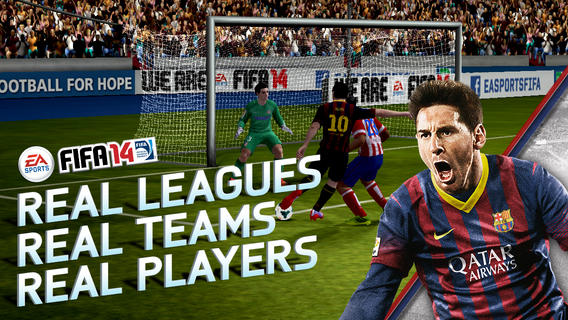 مسابقات حرفه ای فوتبال فیفا FIFA 14 by EA SPORTS 1.3.3برای اندروید