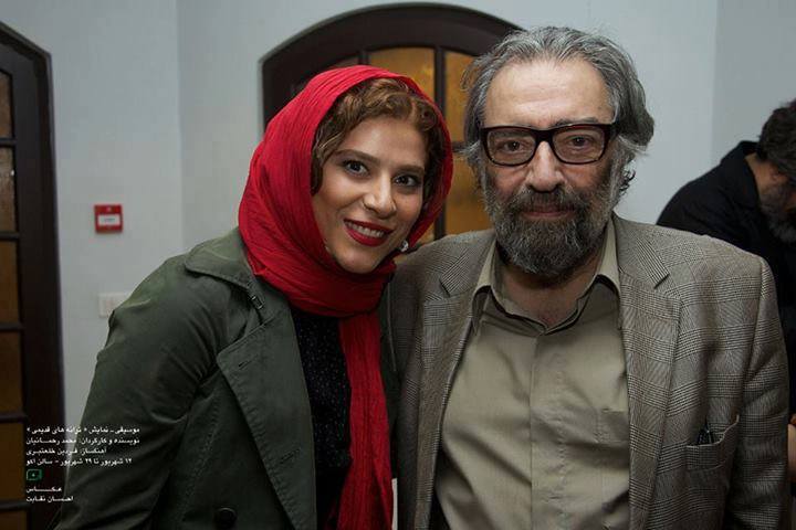 مسعود کیمیایی در کنار سحر دولتشاهی