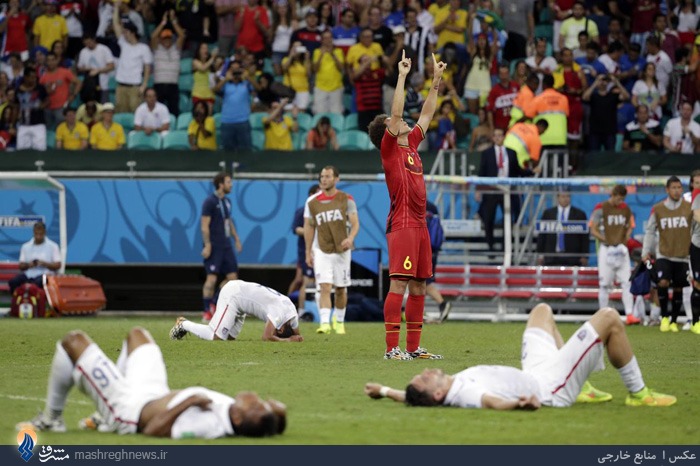 عکس/ صحنه‌ای زیبا در جام جهانی